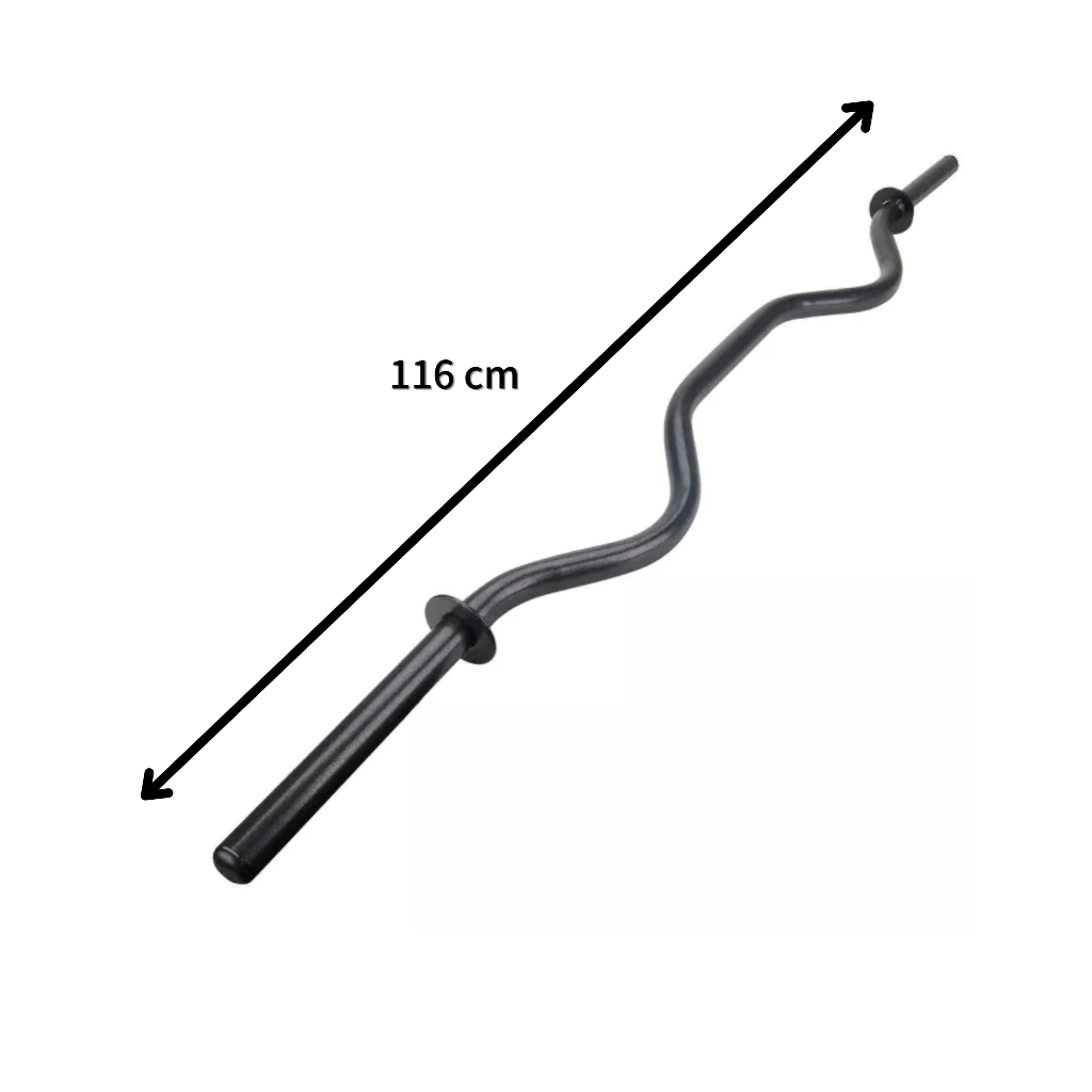 KIT BARRA RETA BODY PUMP 1,20M+ BARRA W 1,16M COM PRESILHAS ACADEMIA ...