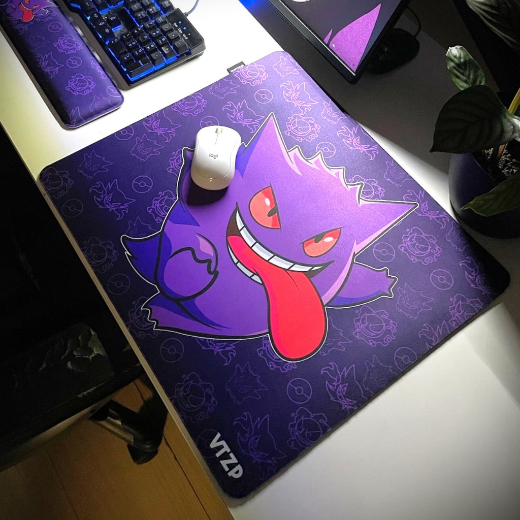 Mousepad GENGAR VTZP | 40X45CM | BORRACHA NATURAL | SEM COSTURA
