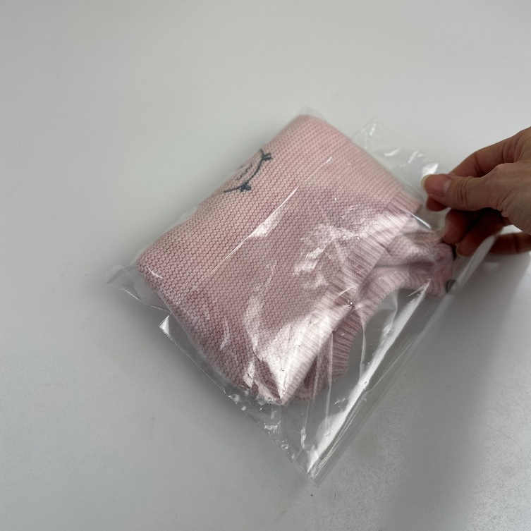 Kit 100 Embalagem Transparente Para Armazenamento de roupas Sem Aba ...
