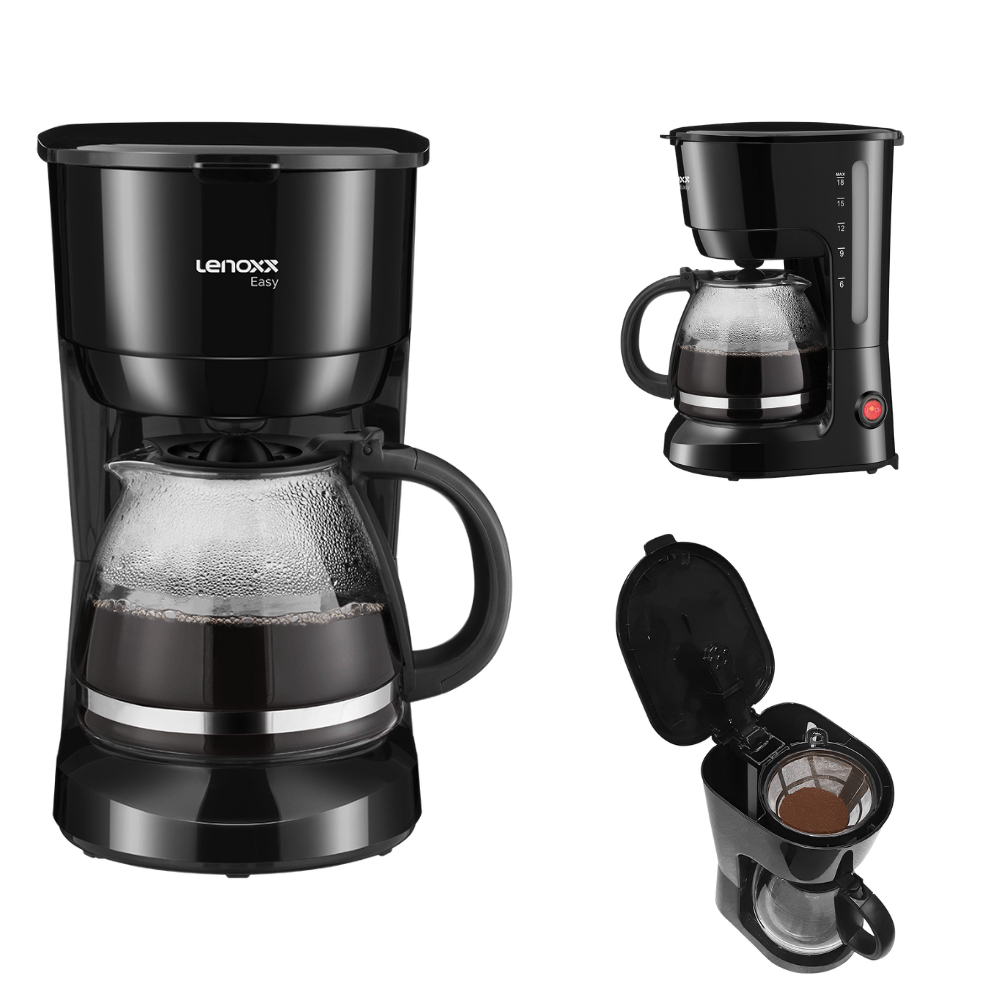 Cafeteira elétrica EASY 18 cafés com Filtro de papel e permanente 127 V ...