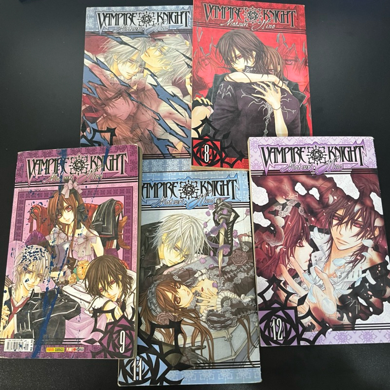 Livro Mangá Vampire Knight Panini