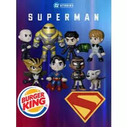 Nova Coleção Bonecos SuperMan /Burger King Original Novo Na Embalagem Original