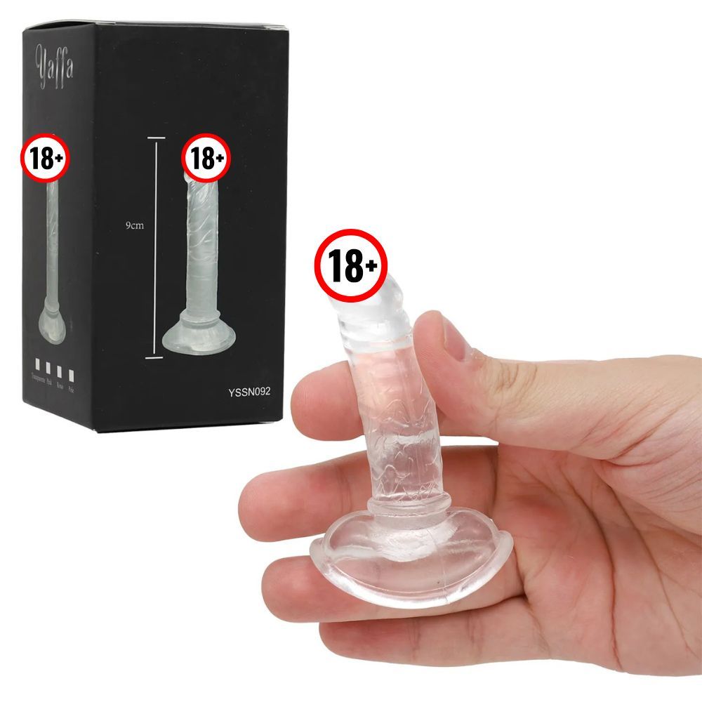 Pênis Pequeno Micropenis Fino Transparente em Silicone Jelly 9x1.5cm em  Promoção na Shopee Brasil 2026