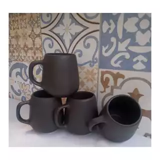 Jogo de Caneca Xicara Bojuda Porcelana Café Chá - Kit Com 25 Canecas
