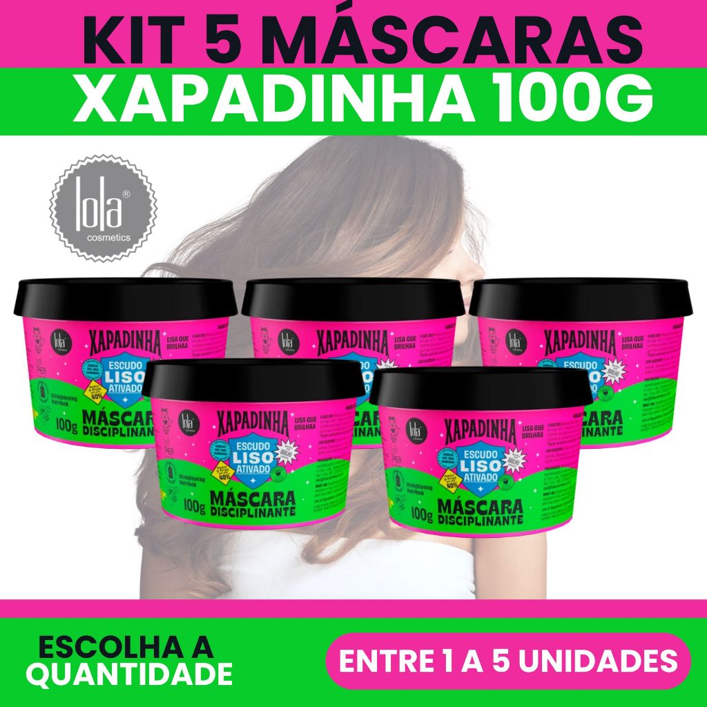 Masque Disciplinant Lola From Rio Xapadinha 100g - Anti-frisottis - Vegan - Format Crème Voyage
