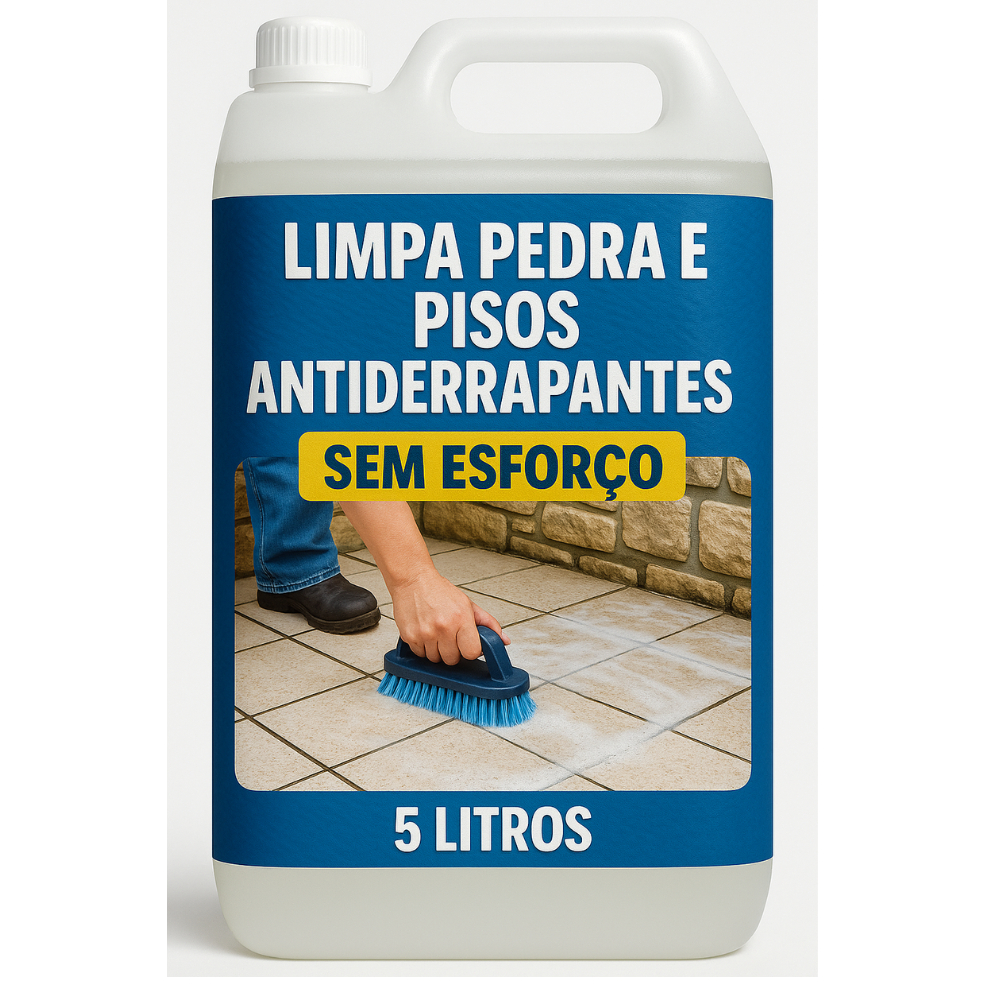 Limpa Pedra e Piso Antiderrapante SEM ESFORÇO! Brilho e limpeza ...