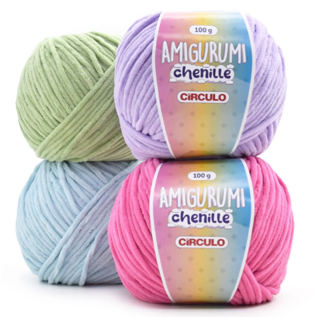 Fio Amigurumi Chenille Circulo 100g