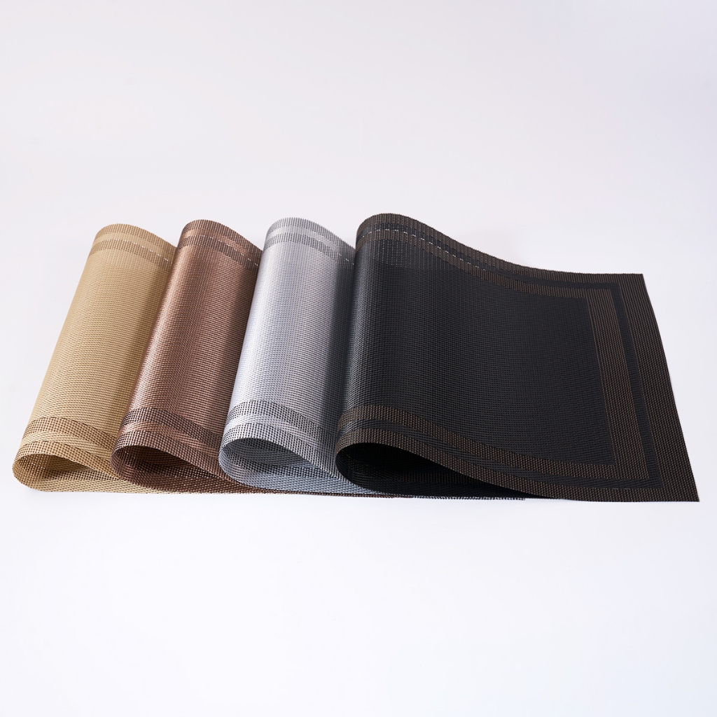 KIT 6 Jogo Americano Sousplat Mesa Placemat Forma Retangular PVC