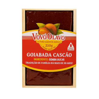 Goiabada Cascão Vovô Olavo 250g – Barra em Madeira | Sabor Tradicional de Minas em Oferta na Shopee