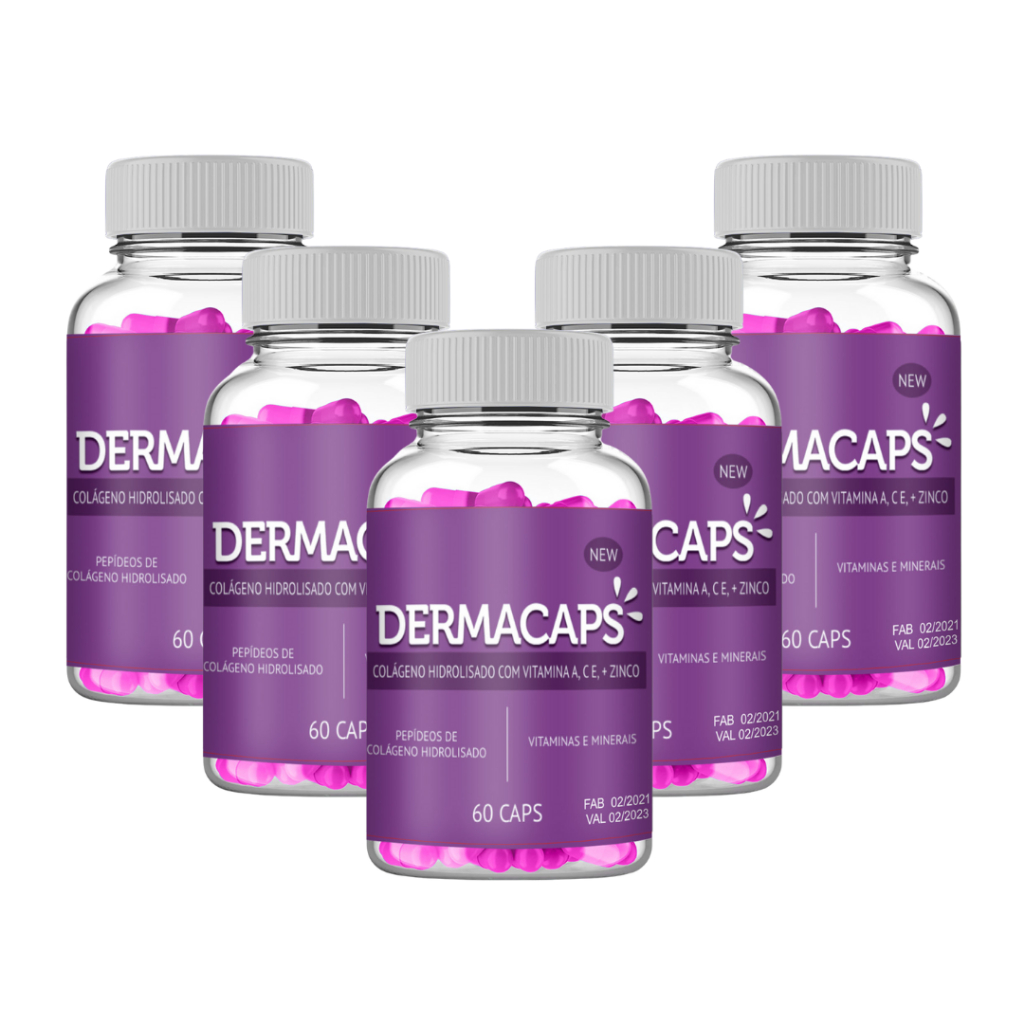 Dermacaps x5 Original Envio Rápido Cápsulas | Shopee Brasil