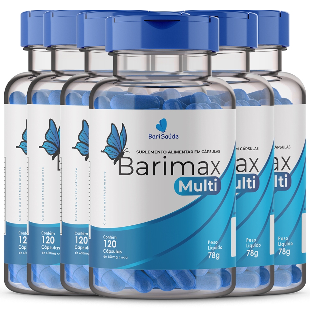 Barimax Multi - Multivitamínico Para Bariátricos - Kit C/ 6 | Shopee Brasil