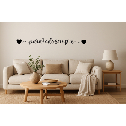 Aplique de parede "Para todo sempre"