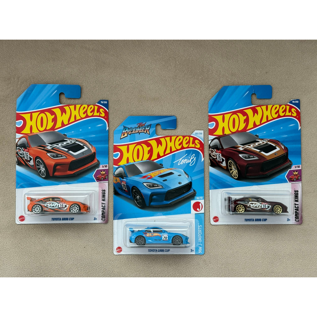 ace06 Hot Wheels Toyota GR86 CUP - Carro de Estréia da 1ª Piloto