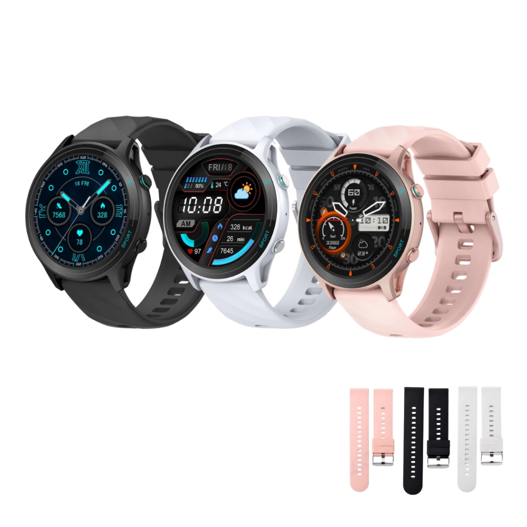 Smartwatch Peje ZW12 AMOLED 1,52" IP68 + 2 Pulseiras | Bateria 390mAh e Design Premium