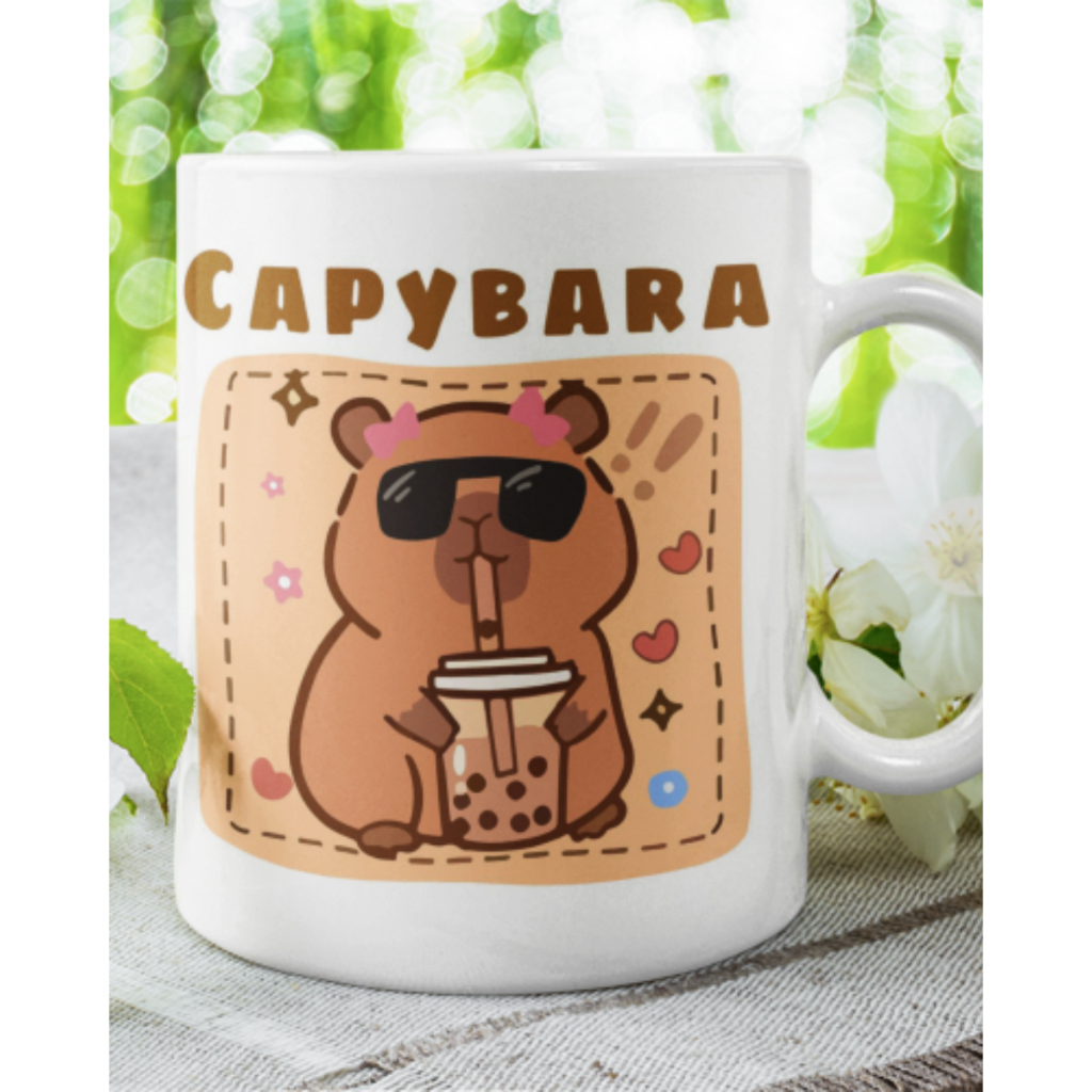 Caneca de capivara capybara meme geek nerd anime | Shopee Brasil