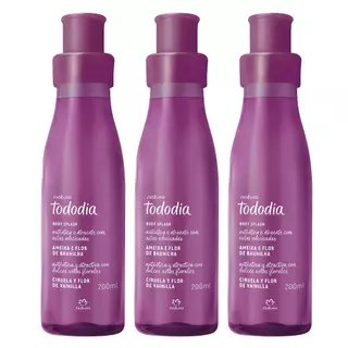 Body Splash Natura Tododia Ameixa e Flor de Baunilha 200ml