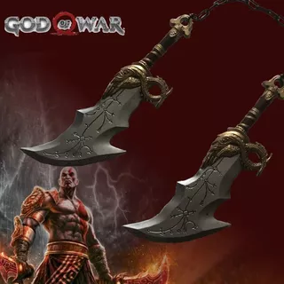 Espada Blade of Chaos God of War Kratos 1:1 45cm Cosplay Material PU Realista Esparta