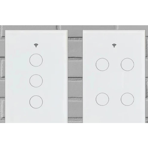 Interruptor Inteligente Tomada 3   4 Botão Wifi Smart Automação