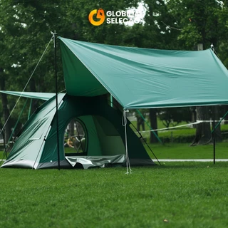 Barraca TENDA de Camping para Festas ao Ar Livre 8-14 Pessoas com Extensão Super Grande - Uso Combinado/Separado em Oferta na Shopee
