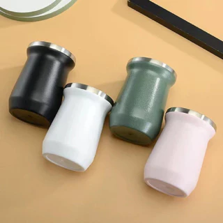 Copo Térmico Cuia Inox Parede Dupla Para Bebidas Quentes e Frias Cerveja Café 260ml