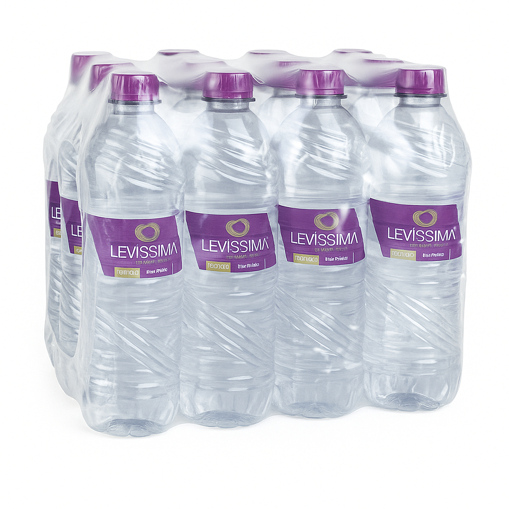 12 Água Mineral Com Gás Levíssima Garrafa 510ml Ph Alcalino | Shopee Brasil