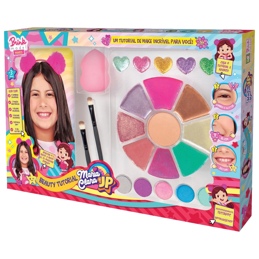 Kit Maquiagem Infantil Maria Clara E Jp Beauty Tutorial - Brink Model ...