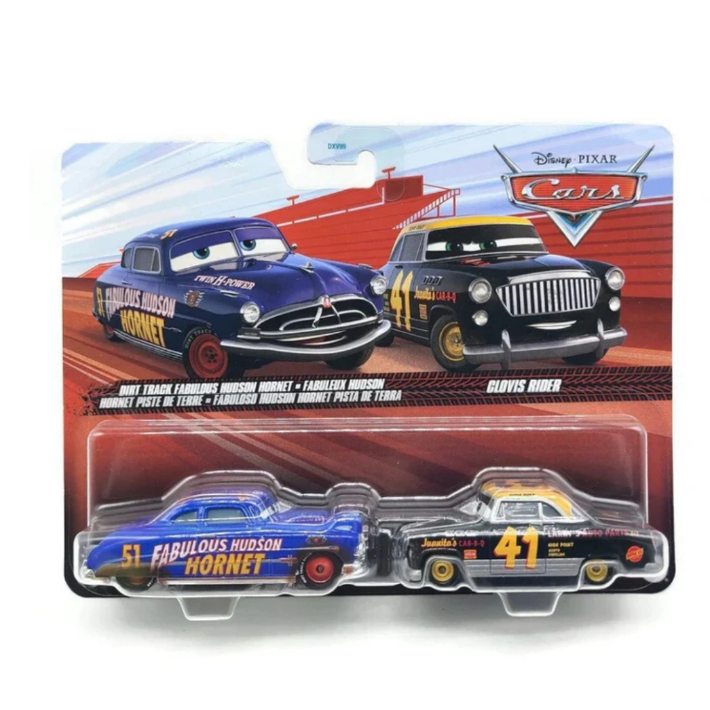 51 HUDSON HORNET ミニカー 2台セット Pack c/2 Miniaturas Cars NOVOS MODELOS Disney + Pixar McQueen