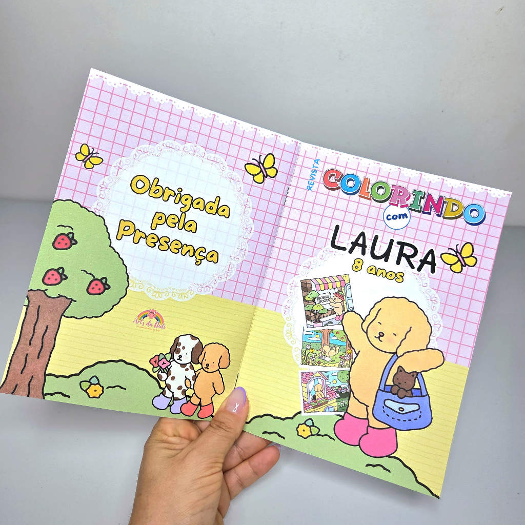 Livrinho de colorir lembrancinha/Aniversário/Personalizado | Shopee Brasil