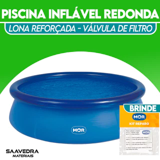 Piscina Splash Fun Redonda Inflável 3400 Litros - Mor