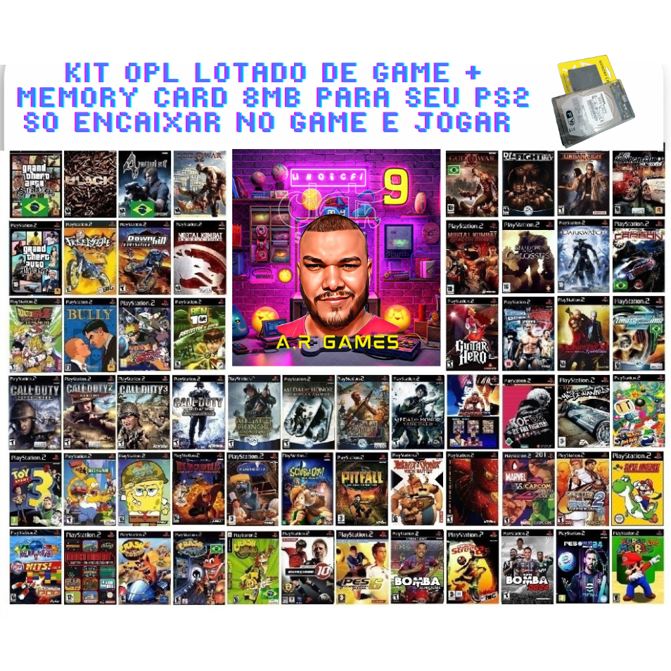 Kit De Jogos Para seu Game Retro | Shopee Brasil