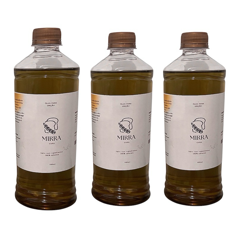 Oleo de uncao MIRRA com 500 ml oleo para uncao CHEIRO FORTE | Shopee Brasil