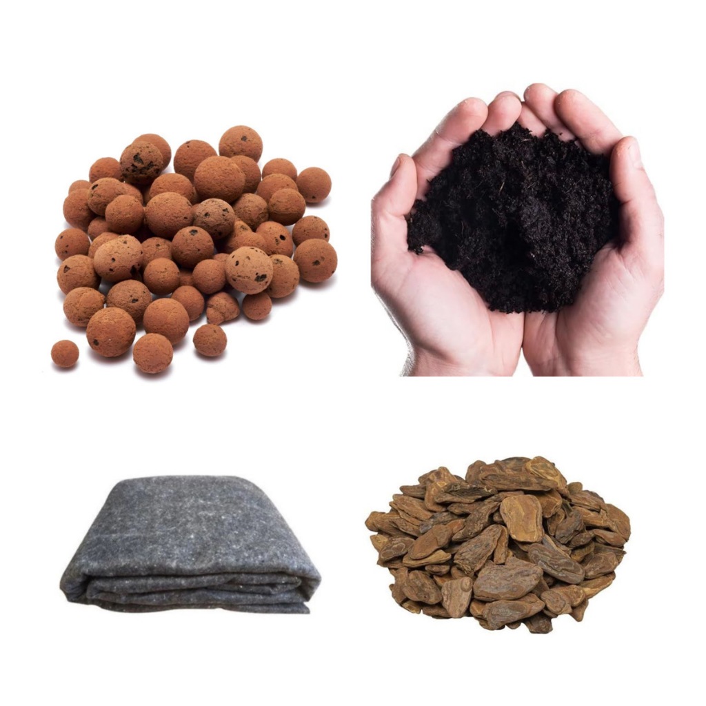 Kit para Plantar Vasos Completo 10kg Terra Adubada + Argila Expandida ...