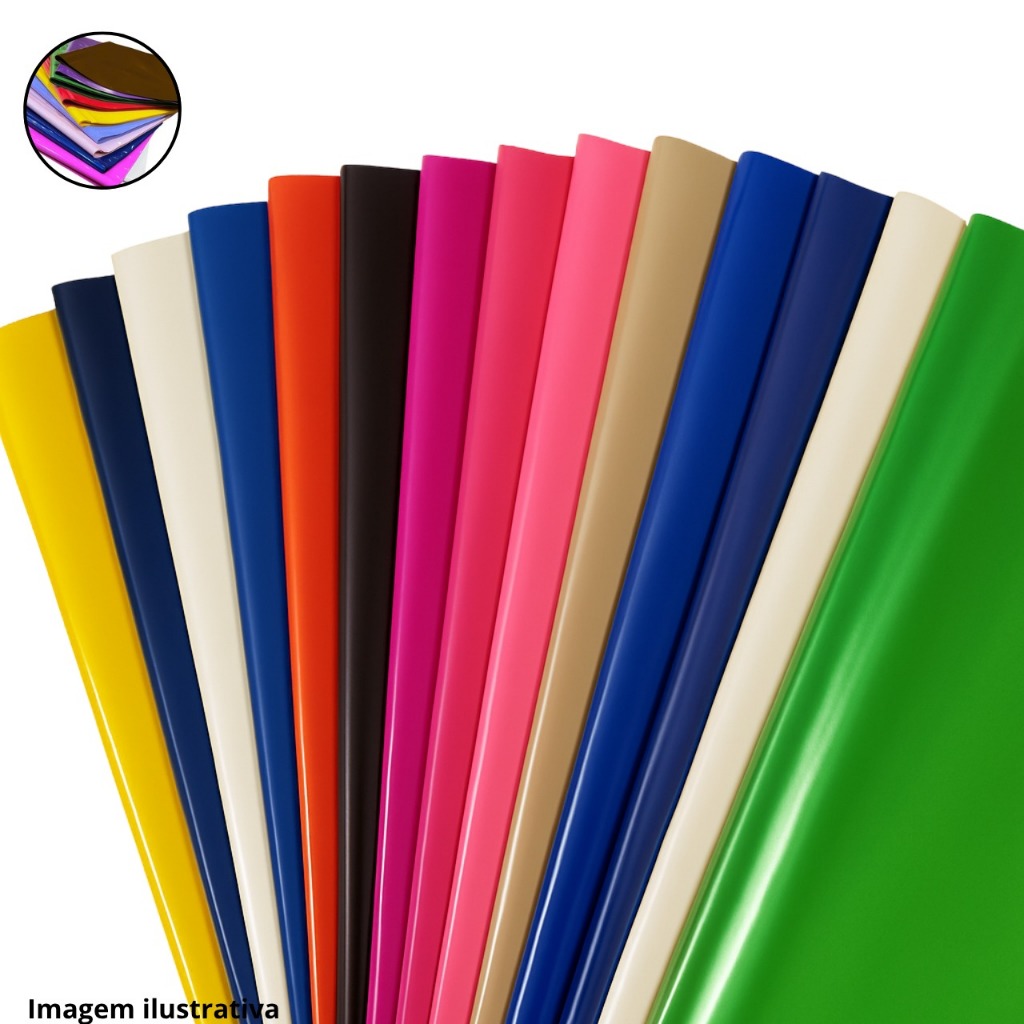 Poli Sujinho Celofane Premium Decorado Kit Cores 49x69cm Albano ...