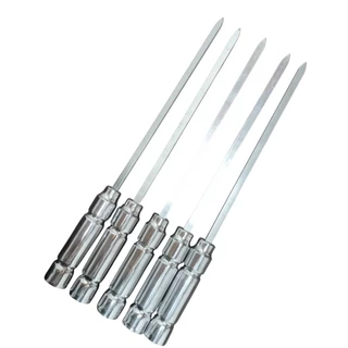 ESPETINHO DE ALUMÍNIO para churrasco 25CM A 50CM