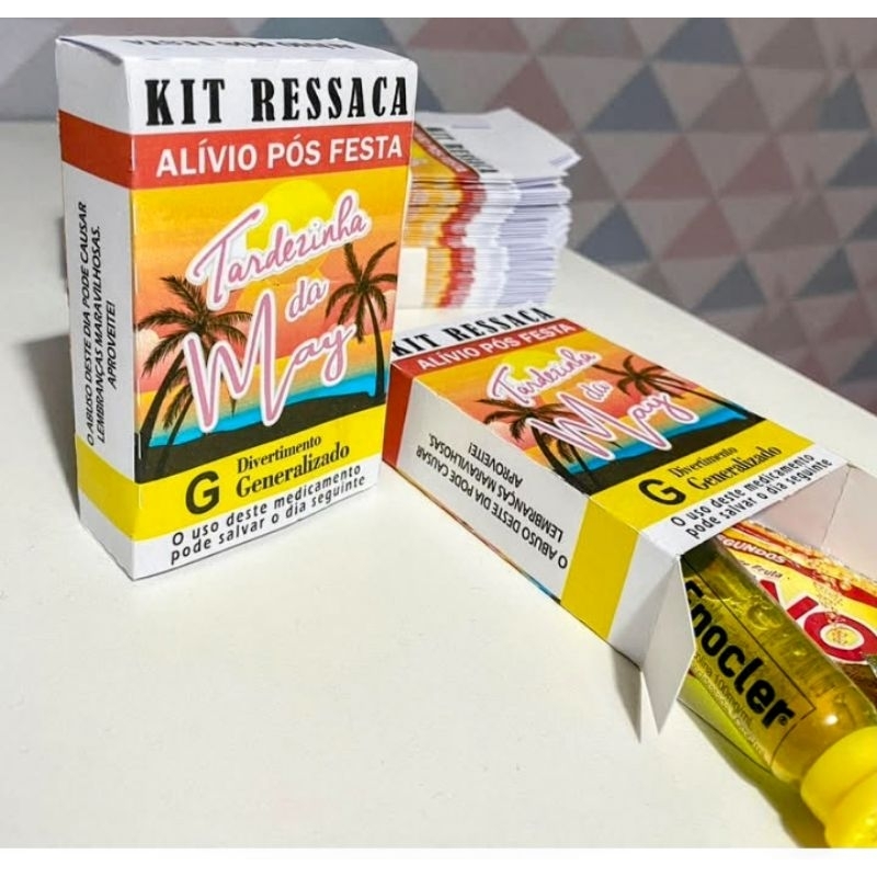 kit ressaca para casamentos, aniversários, formaturas e gestas em geral ...