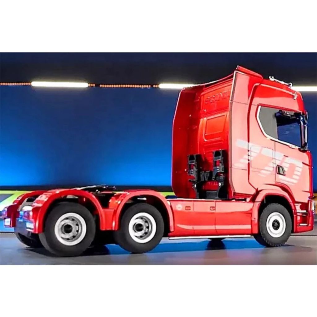 Caminhão Scania 770s De Controle Remoto Huina 1501 Vermelho Sangue