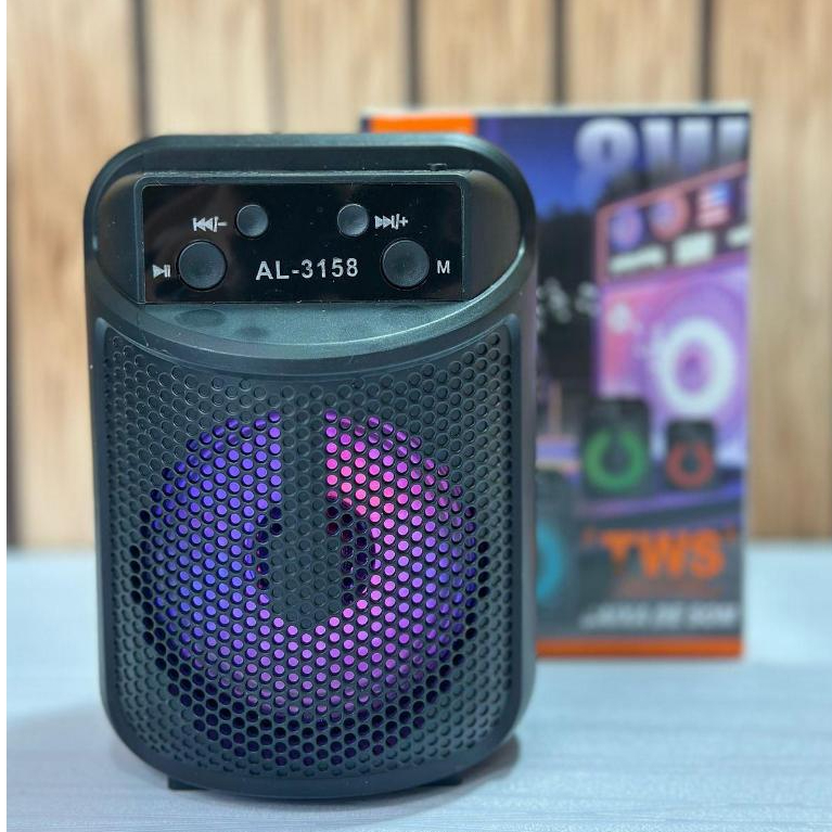 Caixa de Som Bluetooth Altomex AL-3158 com Luz LED 8W