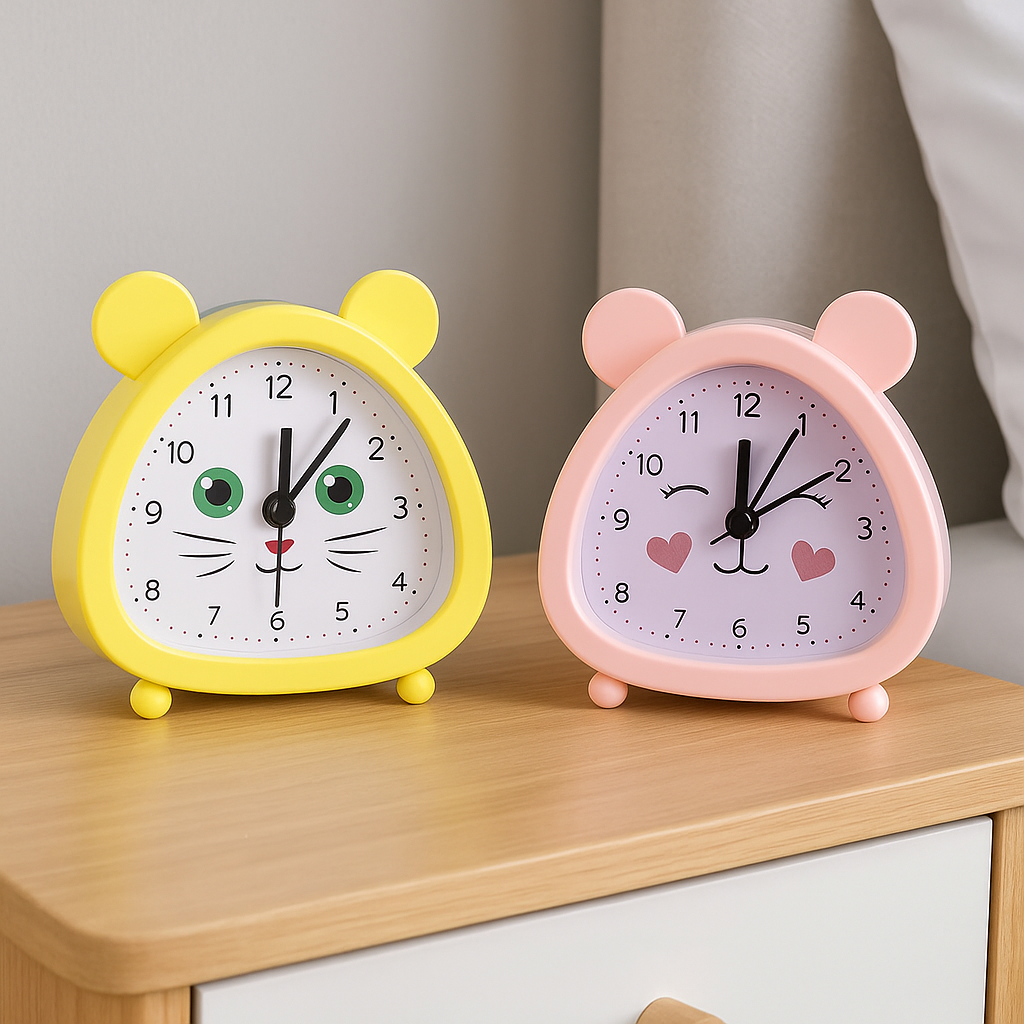 Relógio Despertador Infantil com Design de Bichinho e Silencioso ...