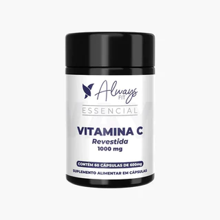 Vitamina C Revestida (Microencapsulada) - 1000mg - 60 Cápsulas - 1 Unidade em Oferta na Shopee