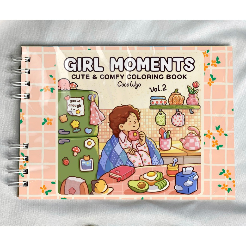 Girl Moments Volume 2 - CocoWyo - Livro de Colorir - capa dura ...