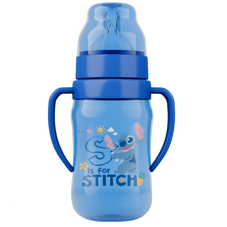 Mamadeira com Alças Stitch Disney Baby – BabyGo (300ml) | Shopee Brasil