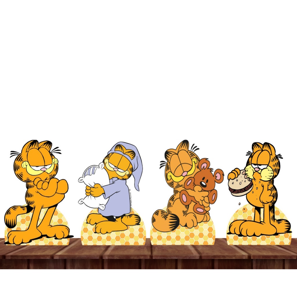 Garfield , 4 displays KIT FESTA DISPLAYS . ENVIO RAPIDO | Shopee Brasil