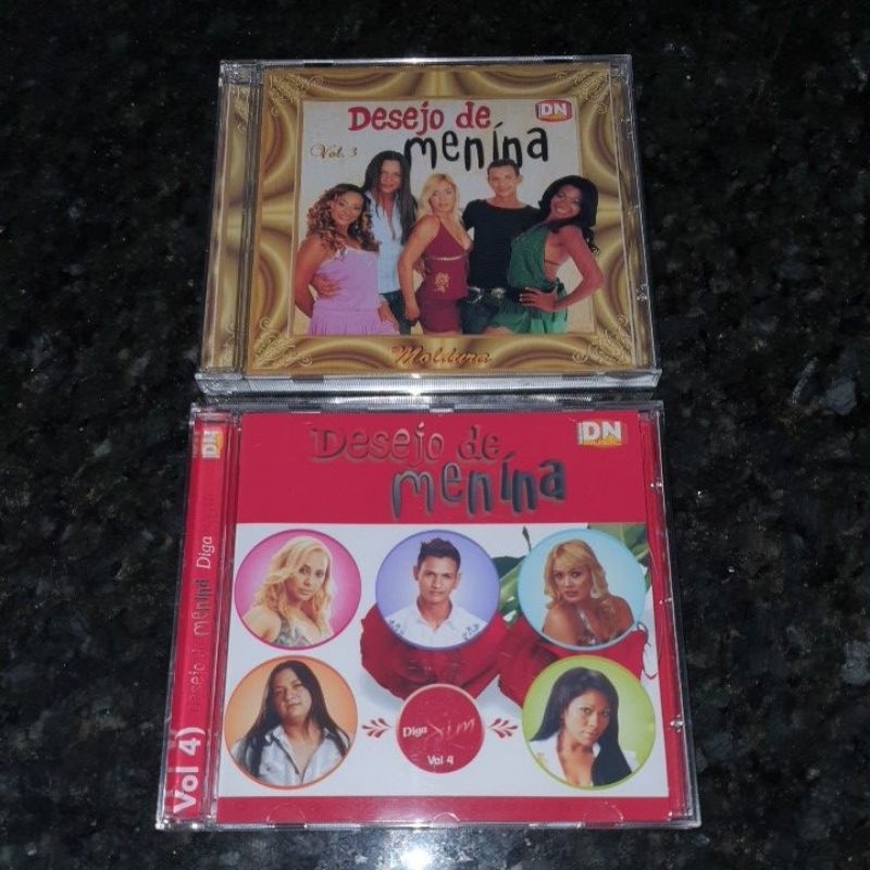 CD Desejo de Menina Vol. 3 e Vol. 4 | Shopee Brasil