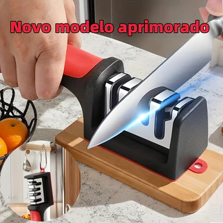 kit com 1 ou2 amolador de faca afiador profissional Original，Afiador de facas de cozinha em Oferta na Shopee