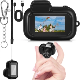 Mini câmera de tirar foto Com Tela Para Uso HD 1080p Portátil Vintage Muito Pequeno Suporte Gravador