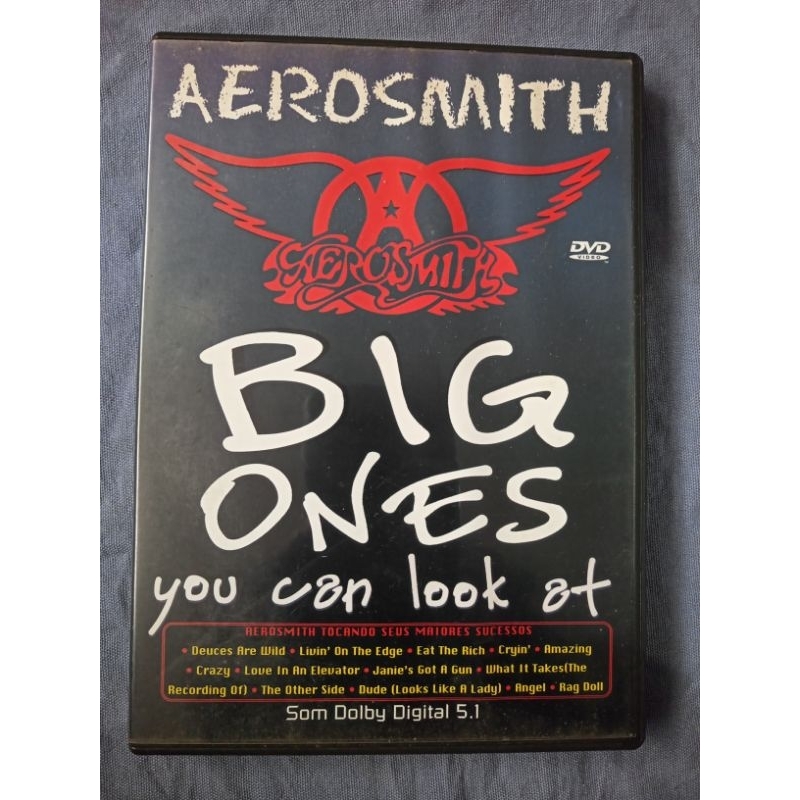 DVD Aerosmith - Big Ones - You Can Look At | Shopee Brasil