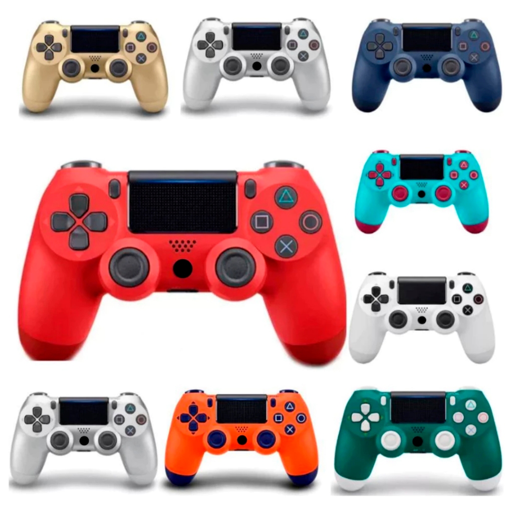 Kit 2 Controle Sem fio Para Ps4 Joystick Playstation Dualshock 4