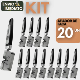 Jogo com 20 Amolador Afiador de Faca Profissional de Inox para Facas e Tesouras Cozinhas em Oferta na Shopee