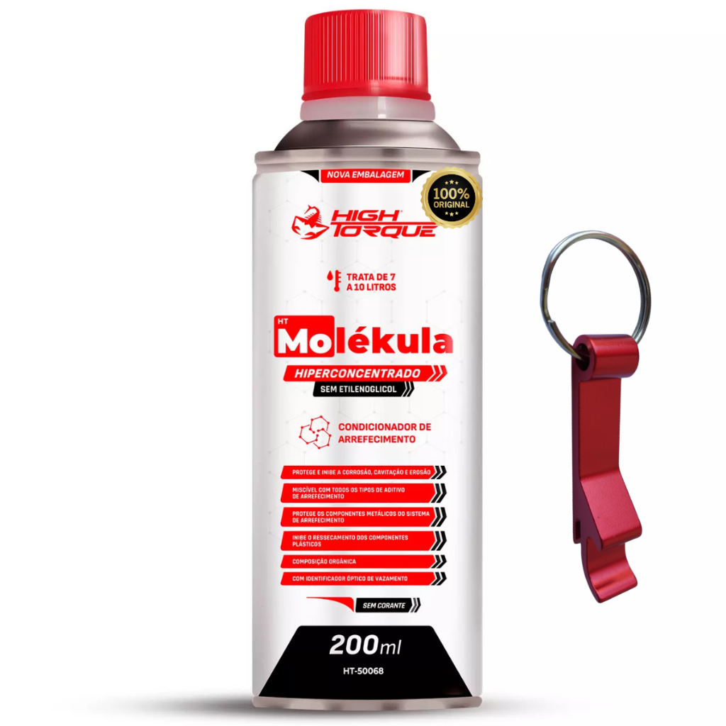 Aditivo Radiador Condicionador Arrefecimento Molékula High Torque Original Detector de Vazamento
