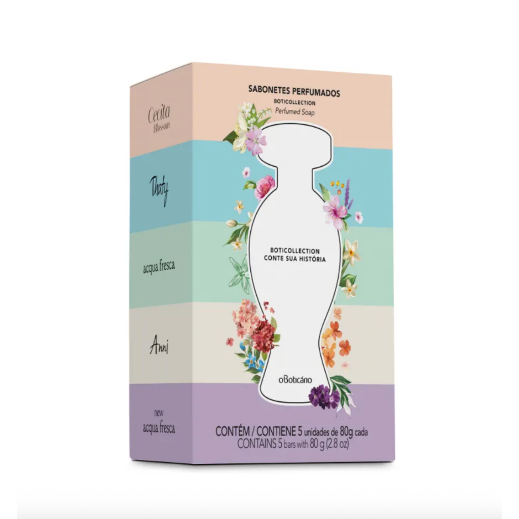 Boticário Kit Sabonetes Perfumados Boticollection em Oferta na Shopee